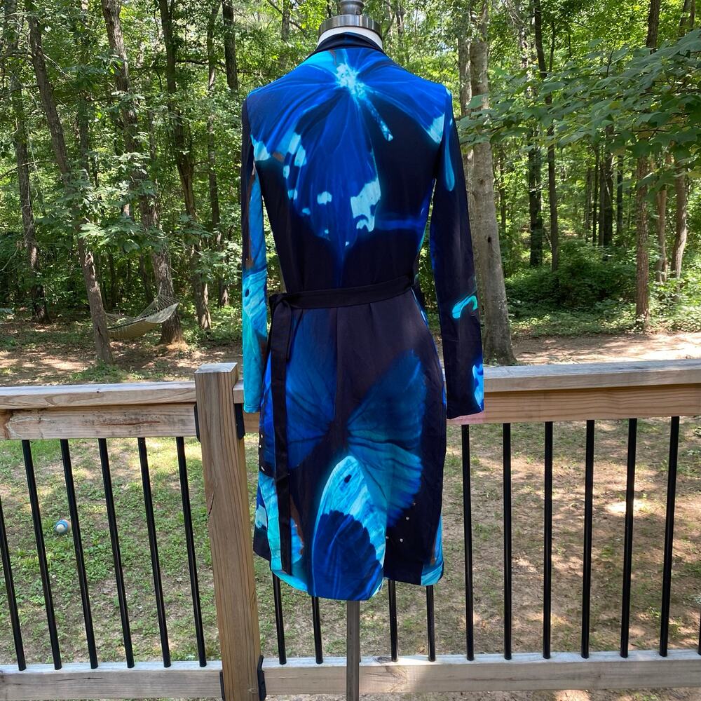 Ted Baker Alvira Butterfly Collective Wrap Work Occasion Dress Size 6 - Picture 2 of 6